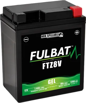Immagine prodotto di Batteria FULBAT FUL GEL - FTZ8V / YTZ8V (Gel, senza manutenzione)