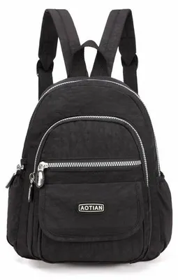 Produktbild von Kleine schwarze Damenrucksack 7 Liter leicht
