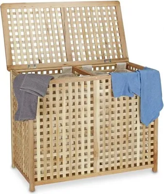 Immagine prodotto di Portabiancheria Duo noce