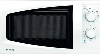 Zdjęcie produktu dla ECG MTM 2070 W, Blat, Mikrofalówka Solo, 20 l, 700 W, obrotowy, Biały