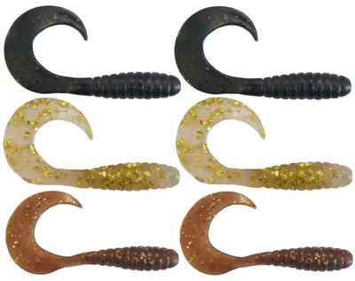 Produktbild von Dieter Eisele Wirbelwind Jigs Natur - 6 Gummiköder