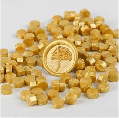 Imagen del producto de Cera para sellado, 500 unidades, perlas para sellado, acabado brillante