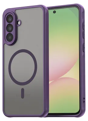 Zdjęcie produktu dla Etui ochronne Techsuit HaloFrost II MagSafe do telefonu Samsung Galaxy A56 5G - fioletowe