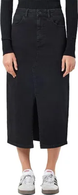 Produktbild von Noisy May Kath Slit Midi Vi478bl Jeansrock Schwarz S Frau Schwarz S