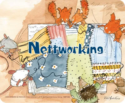 Produktbild von Rannenberg & Friends Maus-Pad "Tilda-Nettworking" RMP036