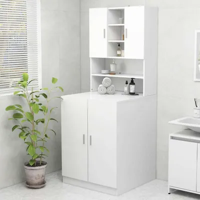 Produktbild von skříňka na pračku vidaXL bílá
