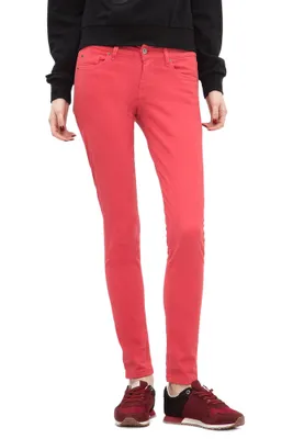 Image de Jeans pour femme Pepe Jeans, modèle Velt, couleur rouge, taille 27