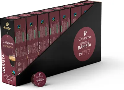 Produktbild von Tchibo Cafissimo Vorratsbox Espresso Barista Kaffeekapseln, 80 Stück (8x10 Kapseln), nachhaltig & fair gehandelt
