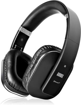 Produktbild von EP650-Bluetooth Kopfhörer v4.2 NFC mit aptX Low Latency-Stereo Over Ear Headphones mit August Audio App-Mikrofon für Freisprecher tiefer Bass 15h Akku