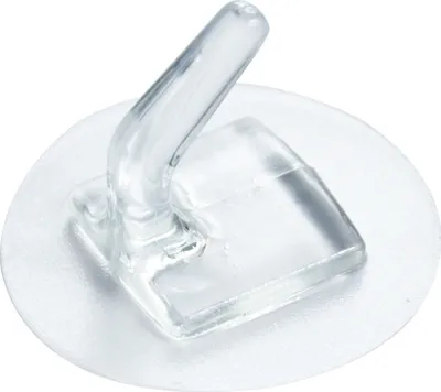 Produktbild von INF 12er Pack transparente Klebehaken, starke Wandhaken