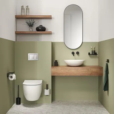 Image de Porte-rouleau de papier toilette avec étagère - Noir, en acier inoxydable
