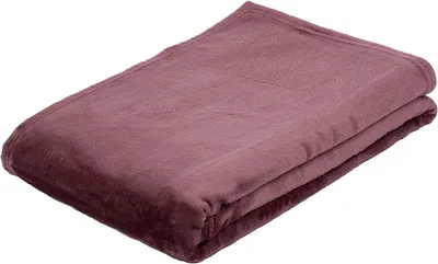 Produktbild von Kuscheldecke 100% Plolyester (Microfaser) "Memphis" 150 x 200 cm - beere (40)