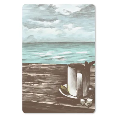 Produktbild von MuchoWow® Mauspad Mousepad Becher - Tee - Meer 40x60 cm - Mousepads - Maus Mat - Pad - Mausunterlage - Schreibtisch Accesoire