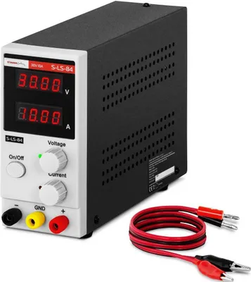 Obrázek produktu pro Laboratorní regulovaný napájecí zdroj, 0-30 V - 0-10 A - 300 W | S-LS-84
