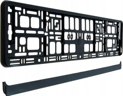 Produktbild von 58466 Kennzeichenrahmen schwarz NEU
