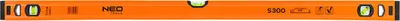 Produktbild von NEO TOOLS Aluminium-Wasserwaage gesicherte Libelle, m Genauigkeit | Wasserwaage Aluminium | 100 cm