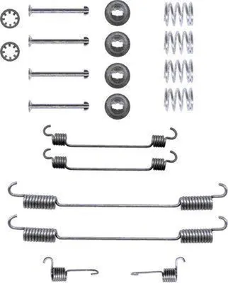Produktbild von HELLA Zubehörsatz Bremsbacken 8DZ 355 200-341 Hinten für FIAT Scudo Kastenwagen (220)