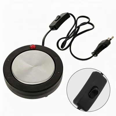 Produktbild von Kompakter elektrischer Wachsschmelzer 12 cm, ideal zum Erwärmen von Kerzen und DIY Anwendungen