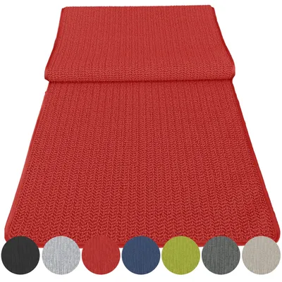 Produktbild von Outdoor Tischläufer Schaum 40x140cm Schaumtischdecke abwischbar Garten Tischtuch wasserfest Tischdecke Rot