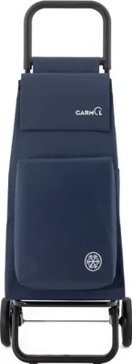 Produktbild von Garmol Einkaufswagen mit Thermo-Kühltasche - 2 Räder, 55L Kapazität, klappbar