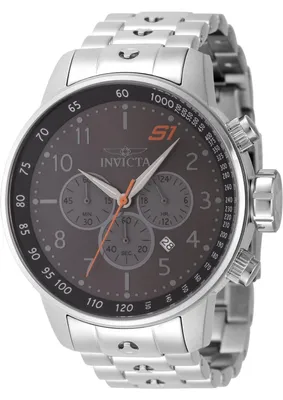 Immagine prodotto di Invicta S1 Rally 23084 Orologio da Uomo - Movimento al Quarzo - Acciaio Inossidabile con Quadrante Nero - 48 mm