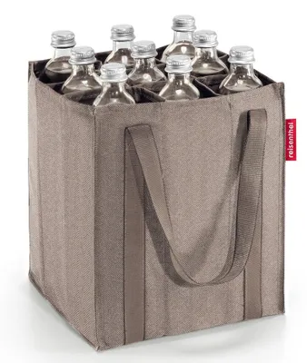 Obrázek produktu pro Reisenthel bottlebag, Taška na láhve, Šedá, Polyester, Vzorovaný, 240 mm, 240 mm