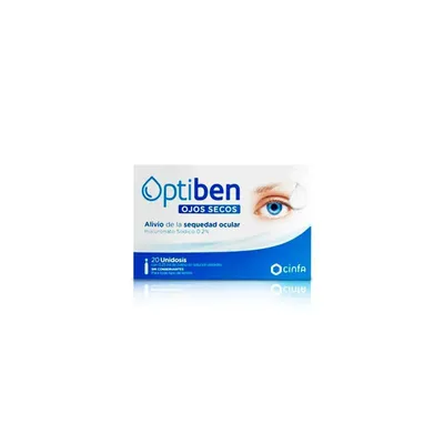 Zdjęcie produktu dla Optiben Suche Oczy 20 sztuk