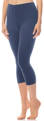 Produktbild von Antié Damen Leggings 3/4 aus Baumwolle AN60-101 (Jeans, S)