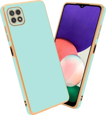 Produktbild von Cadorabo Schutzhülle für Samsung Galaxy A22 5G Hülle in Grün Handyhülle TPU Silikon Kameraschutz Etui Case