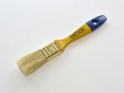 Zdjęcie produktu dla Pędzel płaski Bondex do farb akrylowych 30 mm, jasny