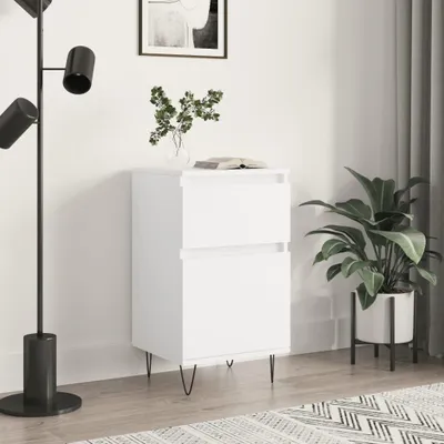 Obrázok produktu pre vidaXL Príborník biely 40x35x70 cm Materiál dreva