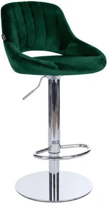 Produktbild von Hocker, Farbe: samtschwarz, verstellbare Höhe, drehbar
