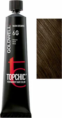 Produktbild von Goldwell Topchic The Browns, Braun, 6G, Tobacco, Unisex, 60 ml, Alle Haare