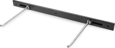 Produktbild von Fitness Mad - Gymnastikmattenständer MQ149 (36 cm - 51 cm) (Schwarz/Silber)