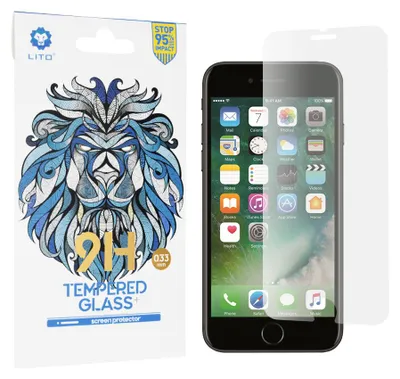 Obrázok produktu pre Lito 2.5D Classic Glass ochranné sklo na iPhone 6 / 6s / 7 / 8 / SE (2020) / SE (2022) – číre