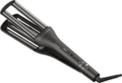 Obrázek produktu pro GA.MA Salon Waves Silk Chrome, Kulma, Teplé, 160 °C, 220 °C, Černá, Titanová