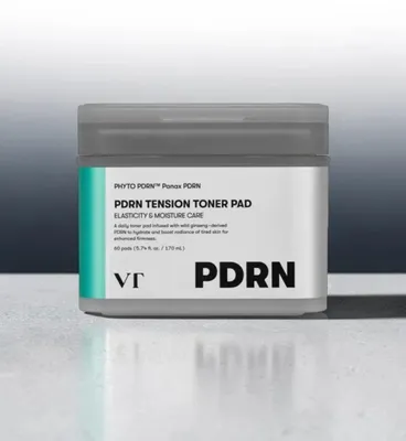 Obrázek produktu pro VT - PDRN Tension Toner Pads - Zpevňující pleťové tonizační polštářky s PDRN 60ks/170ml
