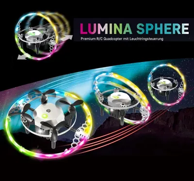 Immagine prodotto di Sfera Mini Drohne Lumina - circa 11 x 11 cm