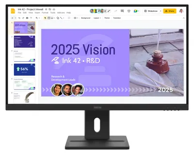 Produktbild von Lenovo ThinkVision E27Q-40 Monitor, 68,6 cm (27"), 2560 x 1440 Pixel, Quad HD, LCD, 6 ms, Schwarz