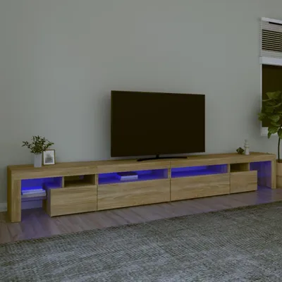 Obrázek produktu pro vidaXL TV skříňka s LED osvětlením Dub Sonoma 290x36,5x40 cm