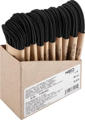 Produktbild von Schnürsenkel für Arbeitsstiefel 150cm, schwarz
