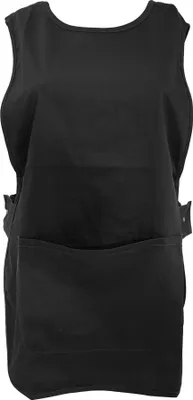 Immagine prodotto di Davern grembiule da lavoro / grembiule smock / grembiule con tasca PC137 (Medio) (Nero)