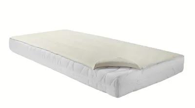 Immagine prodotto di Sottostrato per materasso Dormisette Protect & Care, tessuto a maglia, colore bianco grezzo, dimensioni 180x200 cm