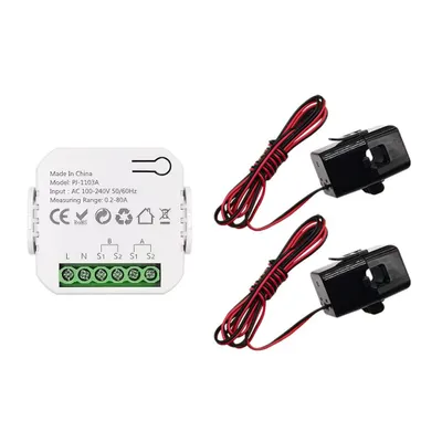 Zdjęcie produktu dla Tuya WiFi Energy Switch Wielofunkcyjny miernik napięcia prądu Aplikacja na telefon komórkowy Statystyki mocy w czasie rzeczywistym Dzienne miesięczne całkowite zużycie energii Zapytanie z funkcją ustawiania mocy