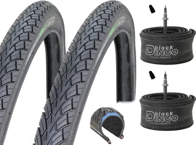 Produktbild von 2 x Pannensicherer Fahrradreifen 26" Zoll Daintree Reifen 50-559 inkl. 2x SV Schläuche