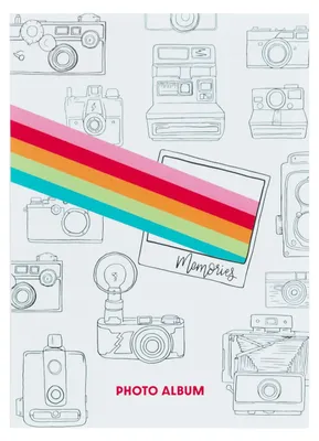 Produktbild von Fotoalbum Einsteckalbum 10x15 Vintage Cameras Fotobuch für 36 Fotos Erinnerungsbuch