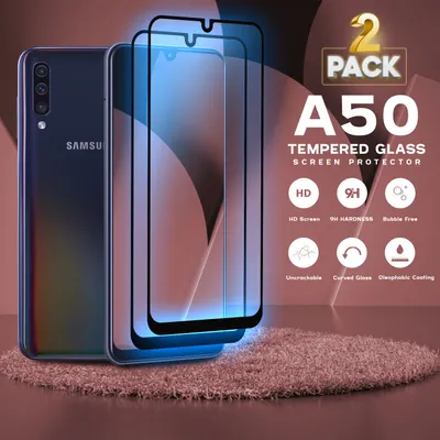 Obrázek produktu pro 2 kusy Samsung Galaxy A50 - tvrzené sklo 9H - 3D ochrana displeje v super kvalitě