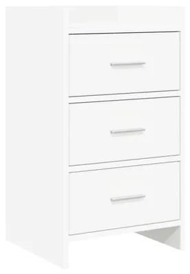Immagine prodotto di vidaXL Comodini bianchi 40 x 36 x 70 cm in materiale derivato dal legno