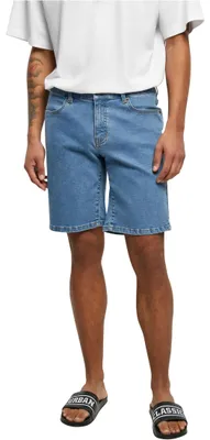 Produktbild von Urban Classics Herren Shorts Relaxed Fit Jeans Shorts Light Blue Washed 30