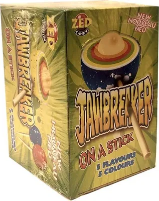 Produktbild von Zed Candy Jawbreakers Kaugummi am Stiel 15 Stück